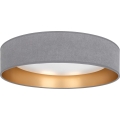 Brilagi - LED-dimbare plafondlamp VELVET SMARTIX LED/24W/230V 3000-6000K Ø 45 cm grijs/goud Wi-Fi Tuya Beacon + afstandsbediening