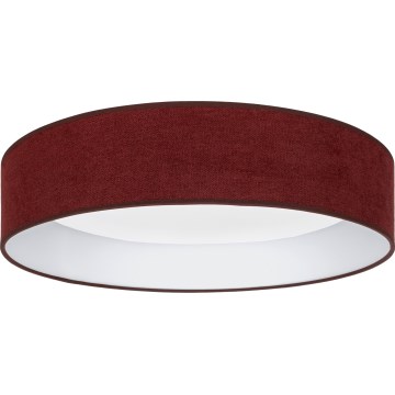 Brilagi - LED dimbare plafondlamp VELVET SMARTIX LED/24W/230V 3000-6000K Ø45 cm bordeaux Wi-Fi Tuya Beacon + afstandsbediening