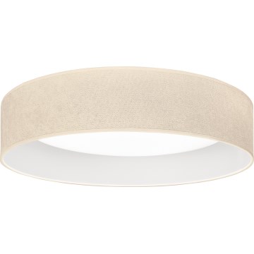 Brilagi - LED dimbare plafondlamp VELVET SMARTIX LED/36W/230V 3000-6000K Ø 55 cm crème Wi-Fi Tuya Beacon + afstandsbediening
