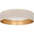 Brilagi - LED dimbare plafondlamp VELVET SMARTIX STARS LED/24W/230V 3000–6000K Ø 45 cm crème/goud Wi‑Fi Tuya Beacon + afstandsbediening