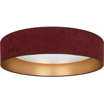 Brilagi - LED-dimbare plafondlamp VELVET SMARTIX STARS LED/36W/230V 3000-6000K Ø 55 cm bordeaux/goud Wi-Fi Tuya Beacon + afstandsbediening