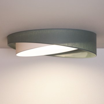 BRILAGI - LED dimbare plafondlamp VELVET TWIST LED/36W/230V 3000-6000K Ø 65 cm Wi-Fi Tuya Beacon groen/wit + afstandsbediening