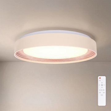 Brilagi - LED dimbare plafondlamp WALDO LED/48W/230V 3000-6500K Ø 40 cm beige/goud + afstandsbediening