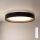 Brilagi - LED-dimbare plafondlamp WALDO LED/48W/230V 3000-6500K Ø 40 cm zwart/goud + afstandsbediening
