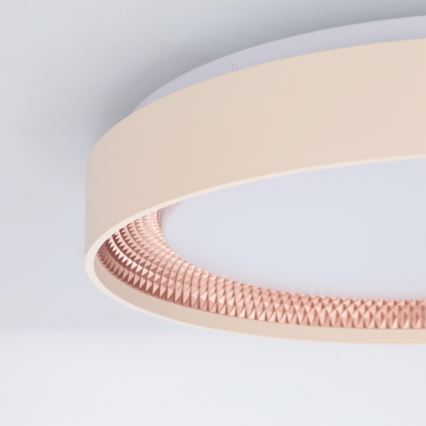 Brilagi - LED dimbare plafondlamp WALDO LED/48W/230V 3000-6500K Ø 40 cm beige/goud + afstandsbediening