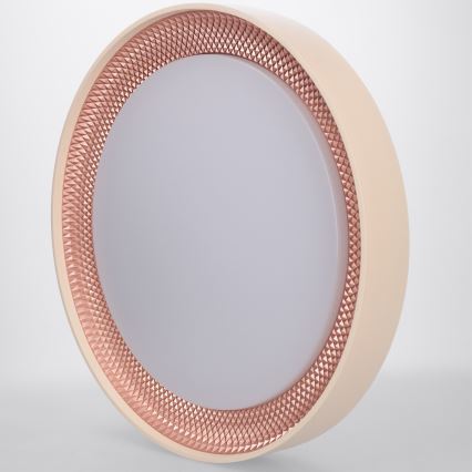 Brilagi - LED dimbare plafondlamp WALDO LED/48W/230V 3000-6500K Ø 40 cm beige/goud + afstandsbediening