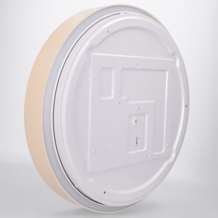 Brilagi - LED dimbare plafondlamp WALDO LED/48W/230V 3000-6500K Ø 40 cm beige/goud + afstandsbediening