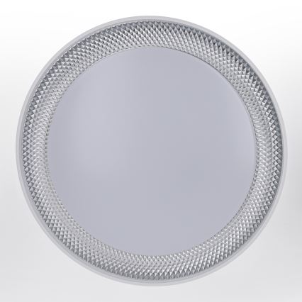 Brilagi - LED dimbare plafondlamp WALDO LED/48W/230V 3000-6500K Ø 40 cm wit/zilver + afstandsbediening