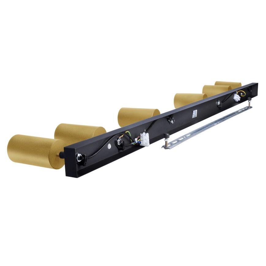 Brilagi - LED dimbare spotarmatuur SELE GOLDEN 6xGU10/6,5W/230V 2700-6500K zwart/goud