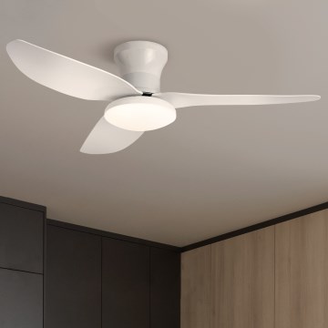 Brilagi - LED dimbare plafondventilator LED/30W/230V 3000-6500K wit + afstandsbediening
