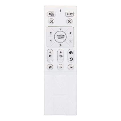 Brilagi - LED dimbare plafondventilator LED/30W/230V 3000-6500K zwart/bruin + afstandsbediening
