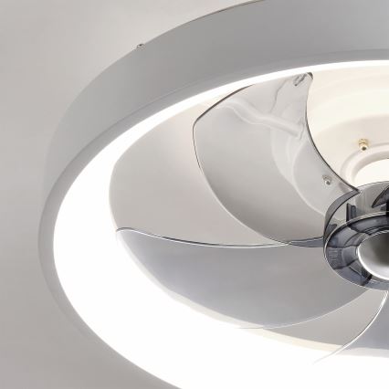 Brilagi - dimbare LED-plafondventilator LED/34W/230V 3000–6500K Ø 50 cm wit + afstandsbediening