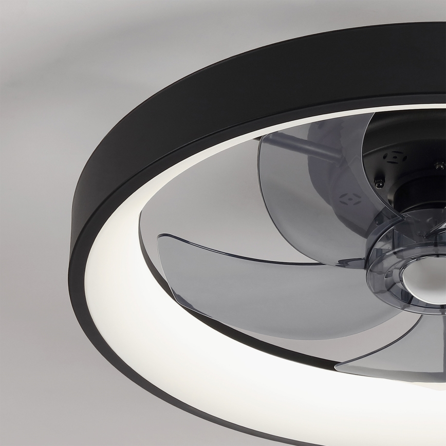 Brilagi - Dimbare LED-plafondventilator 34W/230V 3000–6500K Ø 50 cm zwart + afstandsbediening