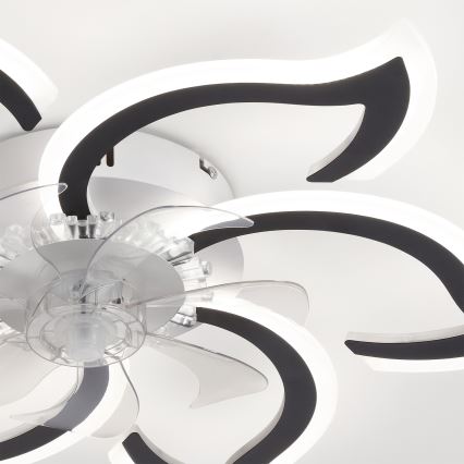 Brilagi - Dimbare LED-plafondventilator LED/34W/230V 3000-6500K Ø 83 cm zwart + afstandsbediening