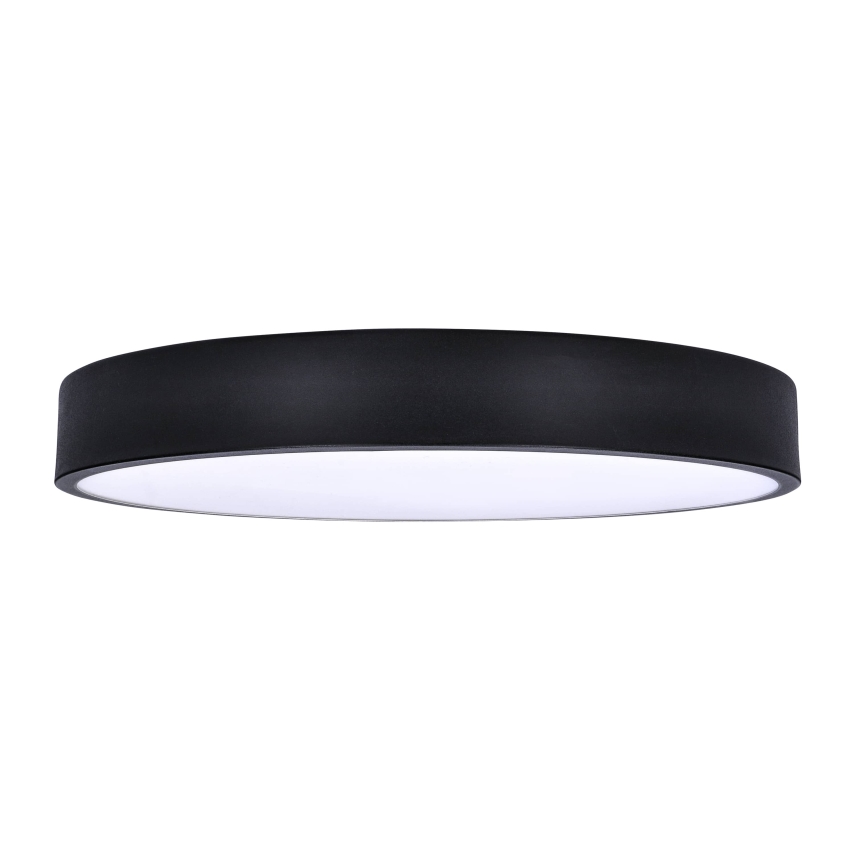 Brilagi - Dimbare LED-plafondlamp POOL SMART LED/48W/230V 40 cm 3000-6000K Wi-Fi Tuya + afstandsbediening zwart