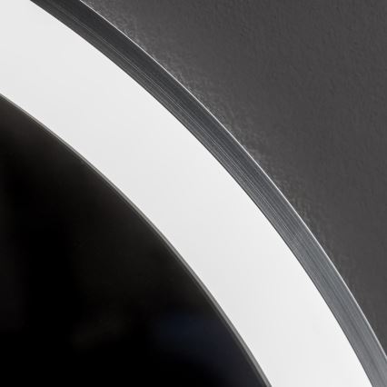 Brilagi - Dimbare LED-badkamerspiegel met verwarming en geïntegreerde verlichting ALU PRO LED/18W/230V Ø 60 cm 3000/4000/6500K IP44 mat chroom CRI 90