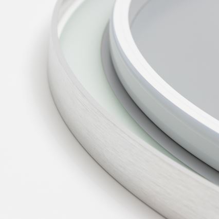 Brilagi - Dimbare LED-badkamerspiegel met verwarming en geïntegreerde verlichting ALU PRO LED/18W/230V Ø 60 cm 3000/4000/6500K IP44 mat chroom CRI 90