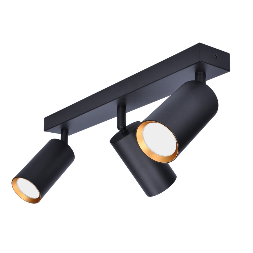 Brilagi - LED RGBW dimbare spot SELE 3xGU10/6,5W/230V 2700-6500K zwart/goud