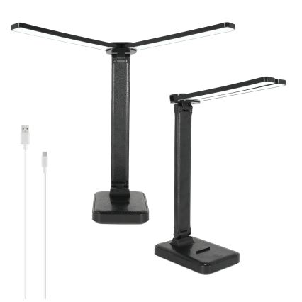Brilagi - LED-dimbare tafellamp MODO DUO LED/8W/5V 3000/4000/6500K zwart