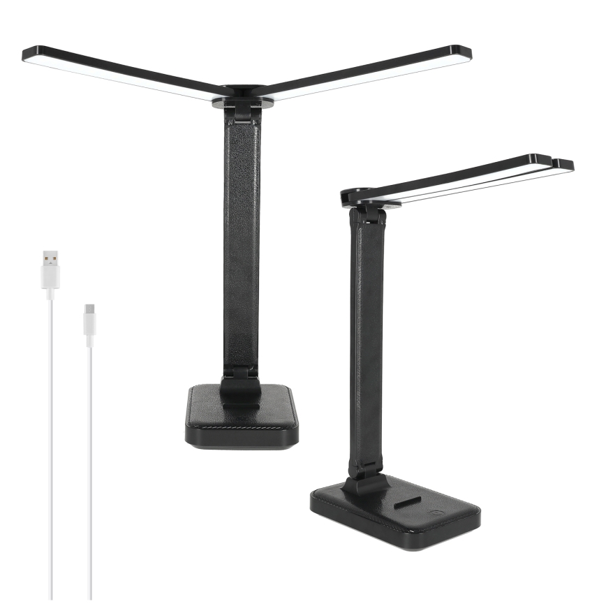 Brilagi - LED-dimbare tafellamp MODO DUO LED/8W/5V 3000/4000/6500K zwart