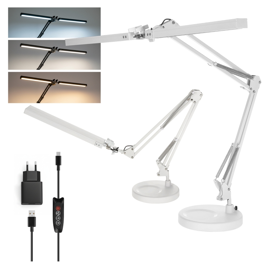 Brilagi - LED-dimbare tafellamp VARIO LED/15W/230V 3000-6000K wit