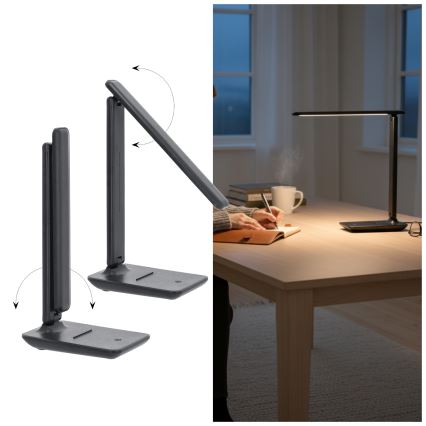 Brilagi - Dimbare LED-tafellamp VARIO LED/7W/230V 3000/4000/6500K antraciet