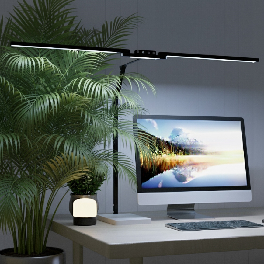 Brilagi - Dimbare LED-aanraaktafellamp VARIO LED/24W/230V 3000-6500K CRI 92 zwart