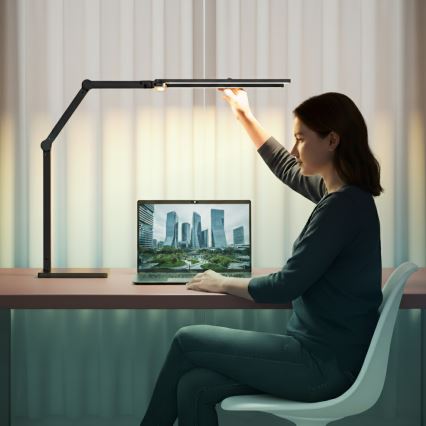 Brilagi - Dimbare LED-aanraaktafellamp VARIO LED/24W/230V 3000-6500K CRI 92 zwart