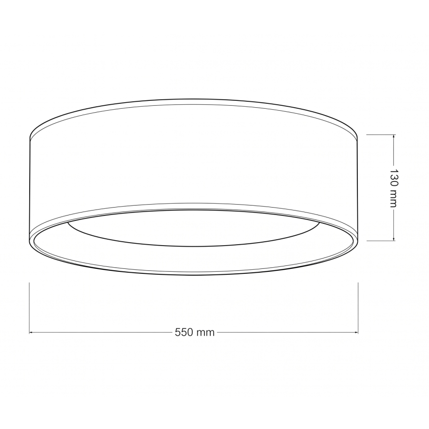 Brilagi - Dimbare LED-plafondlamp VELVET SMART VARI LED/36W/230V 3000–6500K Ø 55 cm blauw/goud + met afstandsbediening