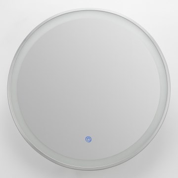 Brilagi - LED-dimbare verwarmde badkamerspiegel met achtergrondverlichting ALU PRO LED/18W/230V Ø 60 cm 3000/4000/6500K IP44 mat chroom