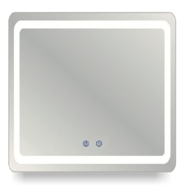 Brilagi - LED-dimbare verwarmde badkamerspiegel met achterverlichting BELLA LED/16W/230V 60x60 cm 3000/4000/6500K IP44