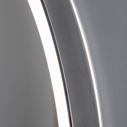 Brilagi - LED-dimbare verwarmde badkamerspiegel met randverlichting ALU PRO LED/18W/230V Ø 60 cm 3000/4000/6500K IP44 glanzend chroom CRI 90