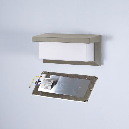 Brilagi - LED dimbare buitenwandlamp BRICKY 1xE27/6W/230V 2700-6500K IP54 grijs
