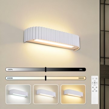 Brilagi - LED-dimbare wandlamp FALCON MODERN LED/14W/230V 3000-6000K 40 cm wit + afstandsbediening