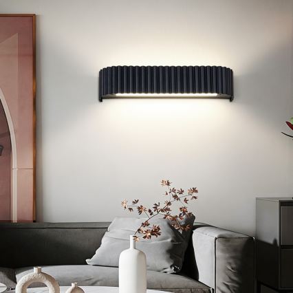 BRILAGI - LED dimbare wandlamp FALCON MODERN LED/14W/230V 3000-6000K 40 cm zwart + afstandsbediening