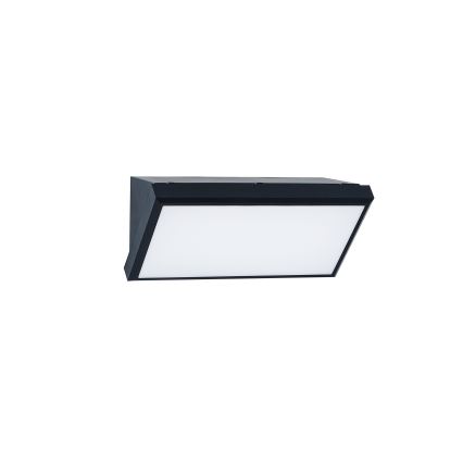 Brilagi - LED dimbare buitenwandlamp TRIANGLE 1xE27/6W/230V 2700-6500K IP65 zwart