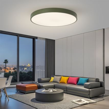 Brilagi - Dimbare LED-zwembadarmatuur POOL SMART LED/128W/230V Ø 100 cm 3000–6000K Wi-Fi Tuya + afstandsbediening groen
