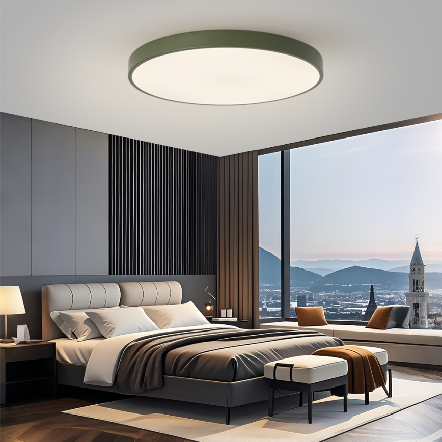Brilagi - Dimbare LED-zwembadarmatuur POOL SMART LED/128W/230V Ø 100 cm 3000–6000K Wi-Fi Tuya + afstandsbediening groen