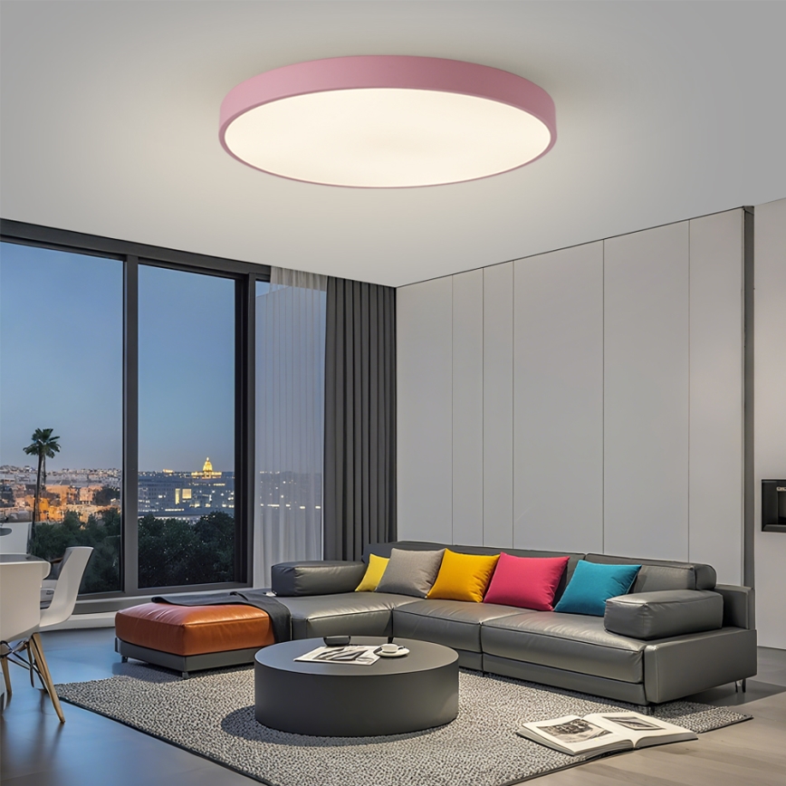 Brilagi - Dimbaar LED-armatuur POOL SMART LED/128W/230V Ø 100 cm 3000-6000K Wi-Fi Tuya + afstandsbediening roze