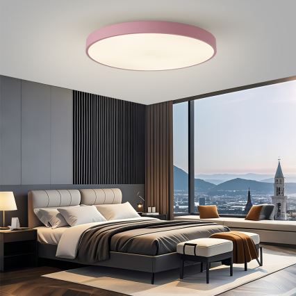 Brilagi - Dimbaar LED-armatuur POOL SMART LED/128W/230V Ø 100 cm 3000-6000K Wi-Fi Tuya + afstandsbediening roze