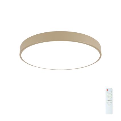 Brilagi - LED Dimmable Ceiling Light POOL LED/60W/230V 3000-6000K diameter 50 cm beige + remote control