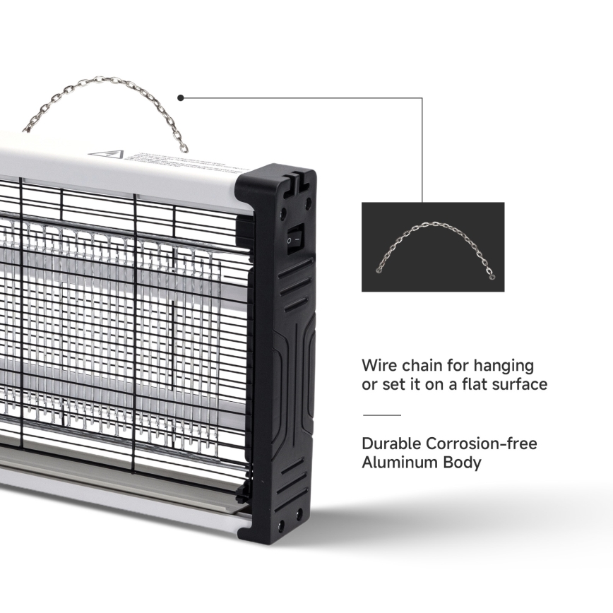 Brilagi - LED elektrische UV-insectenvanger 2xLED/3W/230V 30 m²