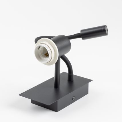 Brilagi - LED flexibele wandlamp voor kinderen BOBO 1xE27/25W/230V + LED/3W zwart/wit/eenhoorns