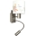 Brilagi - LED flexibele kinderwandlamp BOBO 1xE27/25W/230V + LED/3W mat chroom/wit/met diertjes