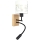 Brilagi - LED flexibele kinderwandlamp BOBO WOOD 1xE27/25W/230V + LED/3W eiken/zwart/wit/eenhoorns