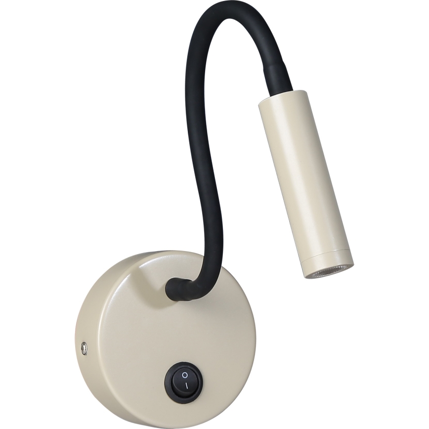Brilagi - LED Flexibele wandlamp MAYA LED/3W/230V 4000K beige