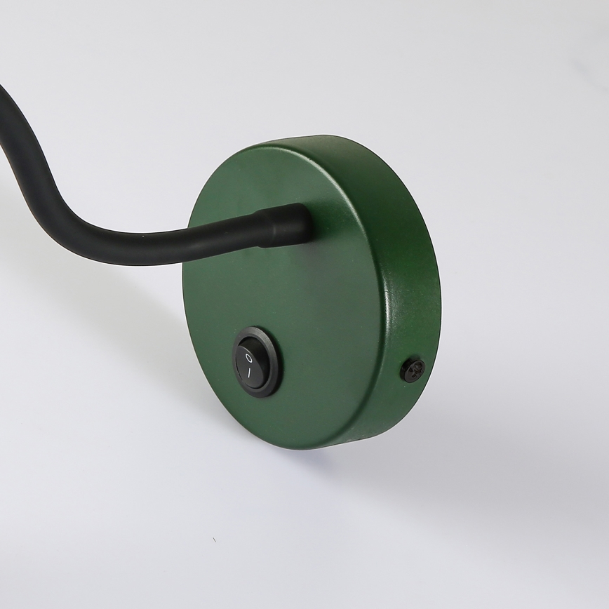 Brilagi - LED Flexibele wandlamp MAYA LED/3W/230V 4000K groen