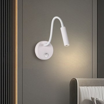 Brilagi - LED Flexibele wandlamp MAYA LED/3W/230V 4000K wit
