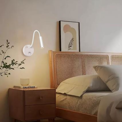 Brilagi - LED Flexibele wandlamp MAYA LED/3W/230V 4000K wit