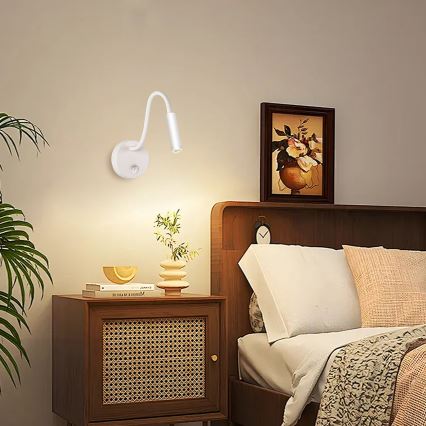 Brilagi - LED Flexibele wandlamp MAYA LED/3W/230V 4000K wit